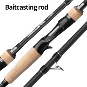 Three-section Lure Rod Adjustable Carbon Straight Handle Fishing Rod (Option: Gun handle luya pole-1.8m)