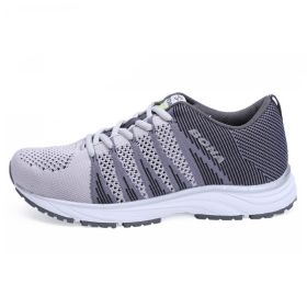 Leather Women's Sports Shoes Factory Direct Sales, Women's Hiking Shoes, Running Shoes (Option: Grey-36)